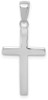 10k White Gold Polished Cross Pendant 10XR564W