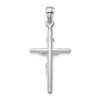 14k White Gold INRI Crucifix Pendant C3895W