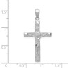 14k White Gold Crucifix Pendant C4339W