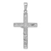 14k White Gold Crucifix Pendant C4339W