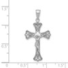 14k White Gold Crucifix Pendant C4345W