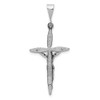 14k White Gold Passion Crucifix Pendant