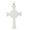 925 Sterling Silver Antiqued, Textured and Brushed Cross Pendant
