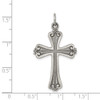 925 Sterling Silver Antiqued Cross Pendant QC3355