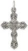 925 Sterling Silver Antiqued Cross Pendant QC3360