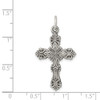 925 Sterling Silver Antiqued Cross Pendant QC3360