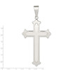 925 Sterling Silver Polished Cross Pendant QC7258