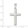 925 Sterling Silver Polished Cross Pendant QC7221