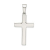 925 Sterling Silver Polished Cross Pendant QC7223