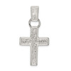 925 Sterling Silver Hammered Latin Cross Pendant