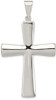 925 Sterling Silver Hollow Cross Pendant