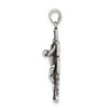 925 Sterling Silver Antiqued Mini Caravaca Crucifix Pendant