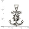 925 Sterling Silver Antiqued Mariner's Crucifix Pendant