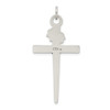 925 Sterling Silver Antiqued Crucifix Pendant QC5434