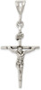 925 Sterling Silver Antiqued Crucifix Pendant QC7340