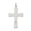 925 Sterling Silver Satin Antiqued Crucifix Pendant