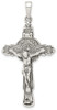 925 Sterling Silver Antiqued Iona Crucifix Pendant