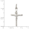 925 Sterling Silver Inri Crucifix Pendant QC1276