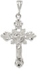 925 Sterling Silver Inri Crucifix Pendant QC515