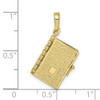 10k Yellow Gold Lords Prayer Bible Pendant