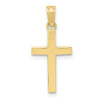 10k Yellow Gold Polished Cross Pendant 10C3785