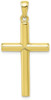 10k Yellow Gold Cross Pendant 10D1544