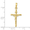 10k Yellow Gold Stick Style Crucifix Pendant