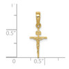 10k Yellow Gold Small Inri Crucifix Pendant