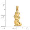 14k Yellow Gold Praying Girl Pendant D1721