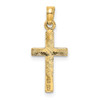 14k Yellow Gold Polished Cross Pendant K8375