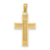 14k Yellow Gold Nurse Cross Pendant