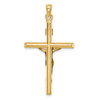 14k Yellow Gold Hollow Crucifix Pendant XR1843