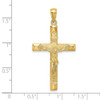 14k Yellow Gold Crucifix Pendant K8520