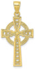 10k Yellow Gold Iona Cross Pendant