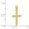 10k Yellow Gold Cross Pendant 10C1114