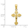 10k Yellow Gold Crucifix Pendant 10C1065