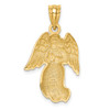 14k Yellow Gold Polished Angel Pendant C1899