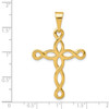 14k Yellow Gold Polished Cross Pendant C2739