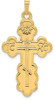 14k Yellow Gold Eastern Orthodox Cross Pendant XR569
