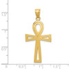 14k Yellow Gold Ankh Cross Pendant C174