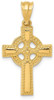 14k Yellow Gold Celtic Cross Pendant C1940