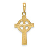 14k Yellow Gold Celtic Cross Pendant K5047