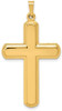 14k Yellow Gold Polished Latin Cross Pendant XR1562