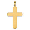 14k Yellow Gold Polished Latin Cross Pendant XR1562