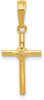 14k Yellow Gold Polished Cross Pendant C3882