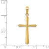 14k Yellow Gold Cross Pendant C4237
