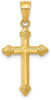 14k Yellow Gold Passion Cross Pendant C4474