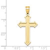 14k Yellow Gold Passion Cross Pendant XK601