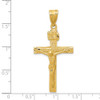 14k Yellow Gold Inri Crucifix Pendant C1346