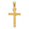 14k Yellow Gold Inri Crucifix Pendant C1346
